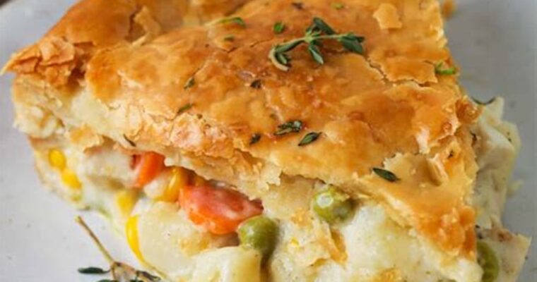 Delicious Flakey Chicken Pot Pie